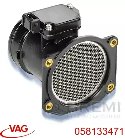 058133471 VAG Sensor de fluxo (consumo) de ar, medidor de consumo M.A.F. - (Mass Airflow)