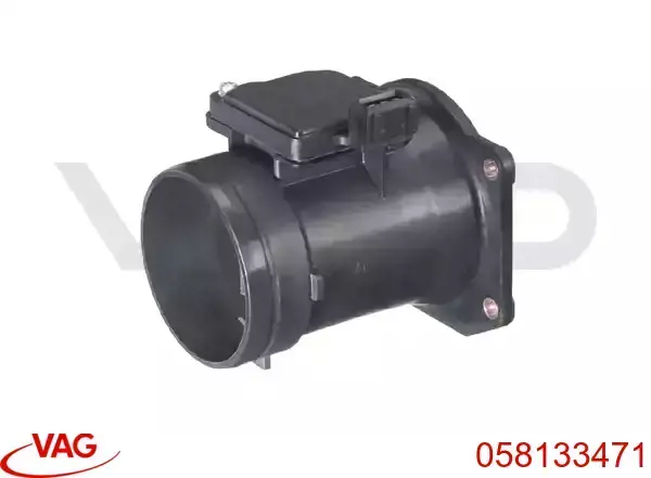 Compre 058133471 VAG Sensor de fluxo (consumo) de ar, medidor de consumo M.A.F. - (Mass Airflow)