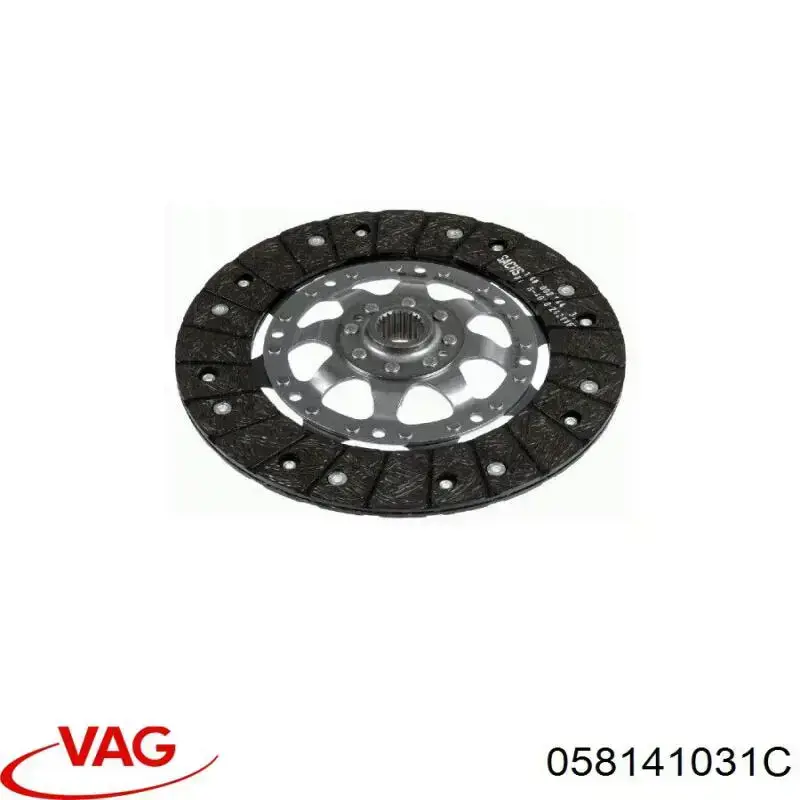 Compre 058141031CX VAG Disco de embraiagem