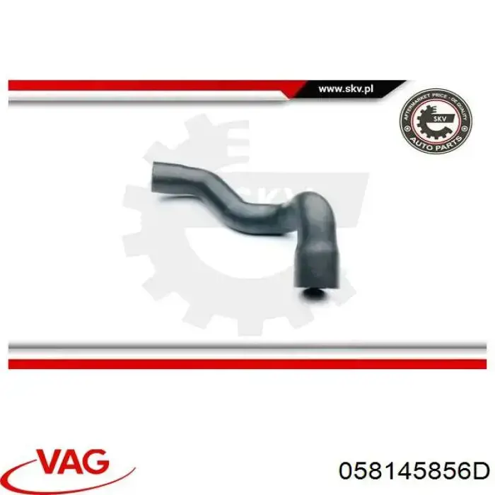 Mangueira (cano derivado) de intercooler VAG 058145856D preço, a partir de 38,37 USD