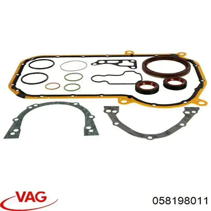 Kit inferior de vedantes de motor VAG 058198011 preço, a partir de 75,64 USD