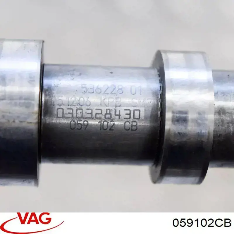 059102CB VAG Árvore distribuidora esquerda de escape de motor