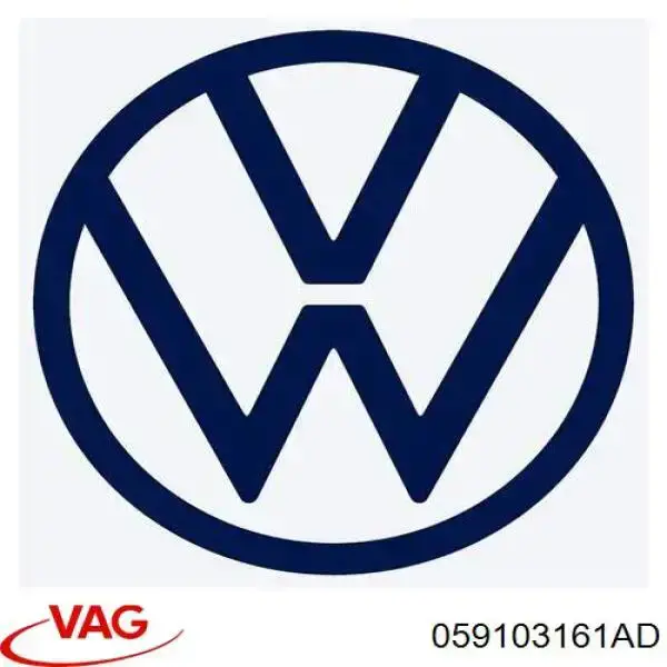 59103161AD VAG Vedante superior de tampa dianteira de motor