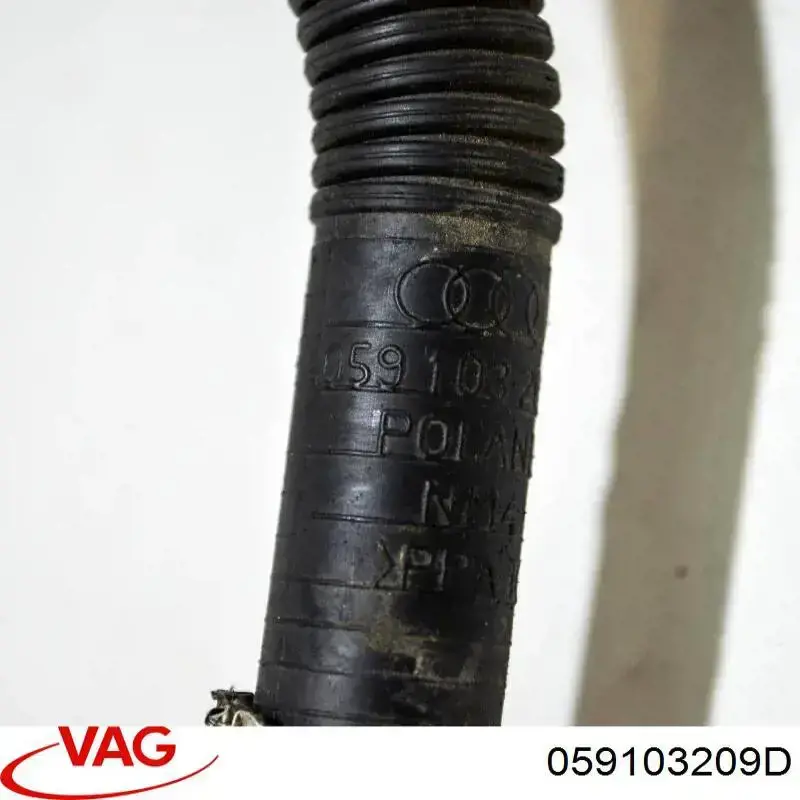 Cano derivado de ventilação de cárter (de separador de óleo) VAG 059103209D preço, a partir de 82,33 USD