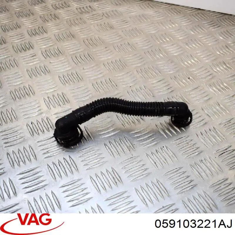 Compre 059103221AJ VAG Cano derivado de ventilação de cárter (de separador de óleo)