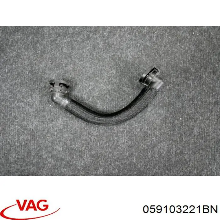 059103221BN VAG Cano derivado de ventilação de cárter (de separador de óleo)