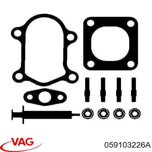059103226A VAG Coxim de tampa decorativa de motor