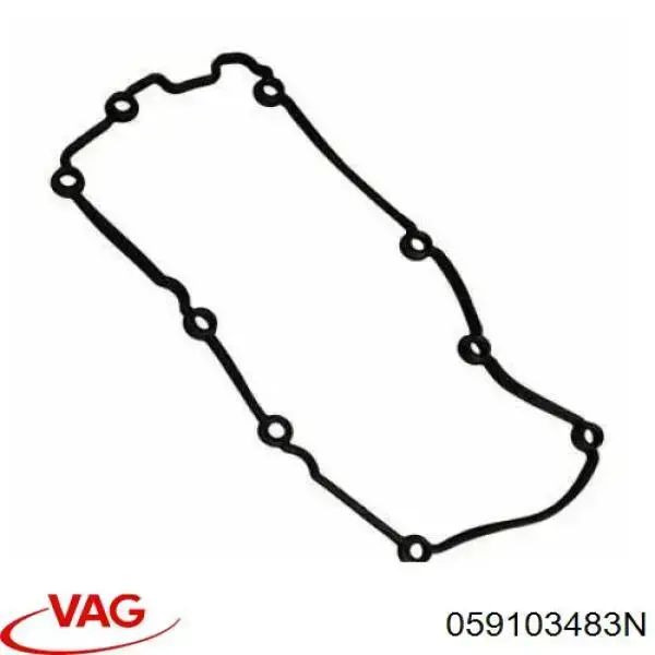059103483N VAG Vedante direita de tampa de válvulas de motor