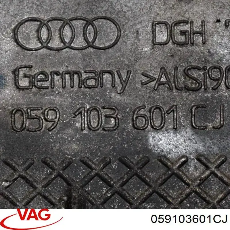 059103601CE VAG Panela de óleo de cárter do motor, parte superior