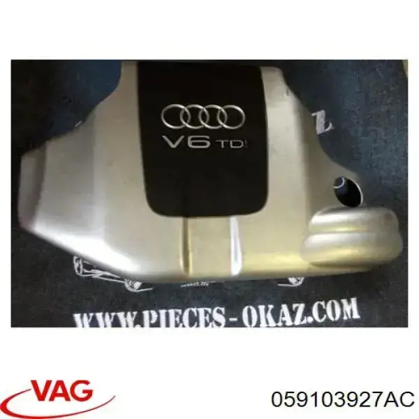Compre 059103927AC VAG Tampa de motor decorativa