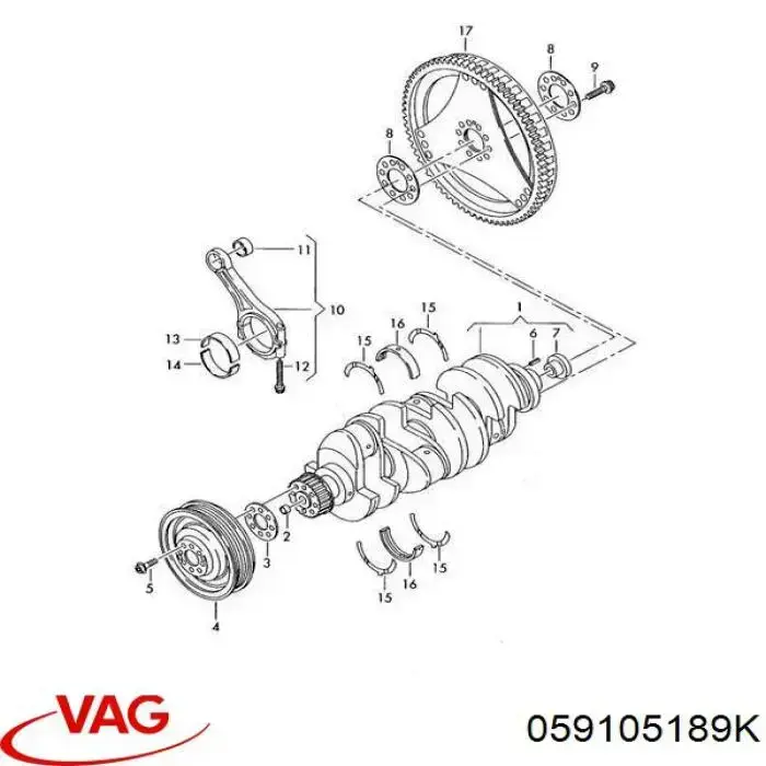 Cambota de motor para Audi Q5  FYB, FYG