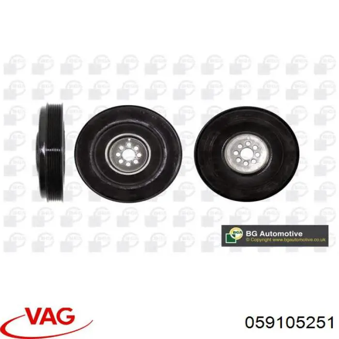 Polia de cambota 059105251 VAG
