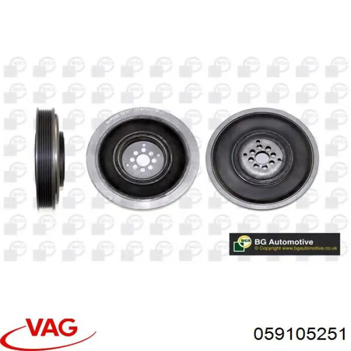 Polia de cambota VAG 059105251 preço, a partir de 68,22 USD