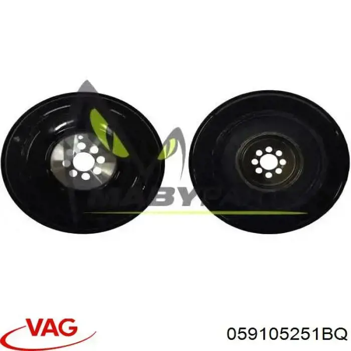 Compre 059105251BQ VAG Polia de cambota