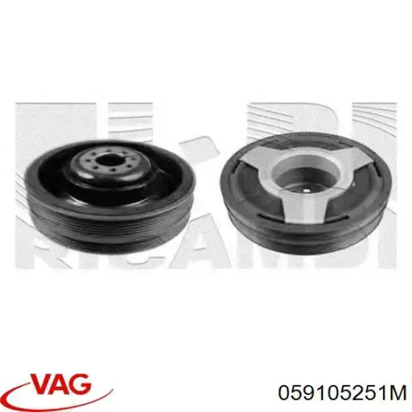 Compre 059105251M VAG Polia de cambota
