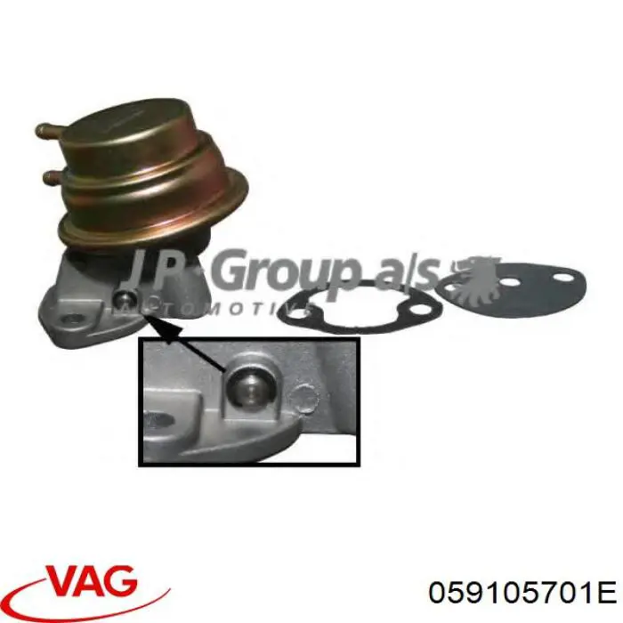 059105701EROT VAG Folhas inseridas de cambota de biela, kit, padrão (STD)