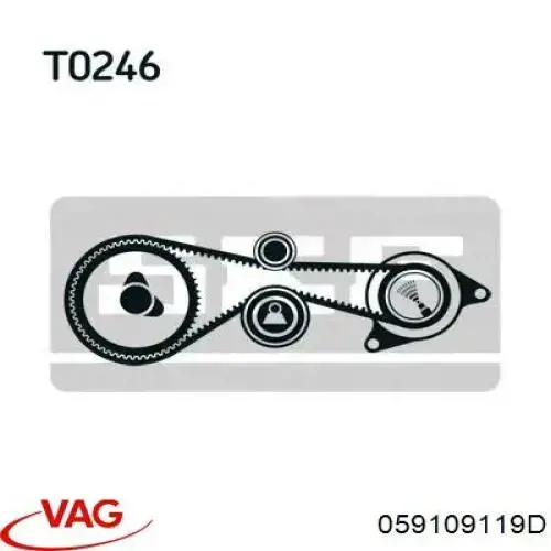 Correia do mecanismo de distribuição de gás VAG 059109119D preço, a partir de 50,34 USD
