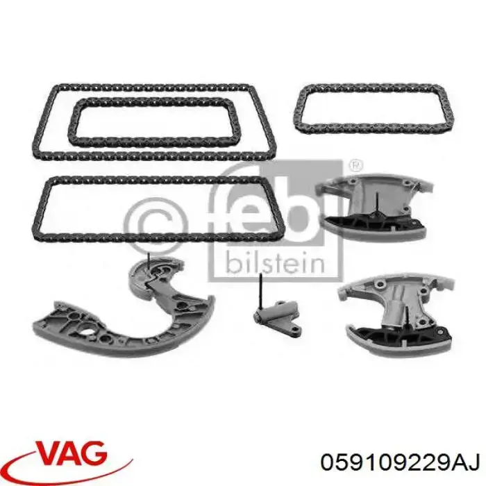 Cadeia do mecanismo de distribuição de gás VAG 59109229AG preço, a partir de 127,87 USD