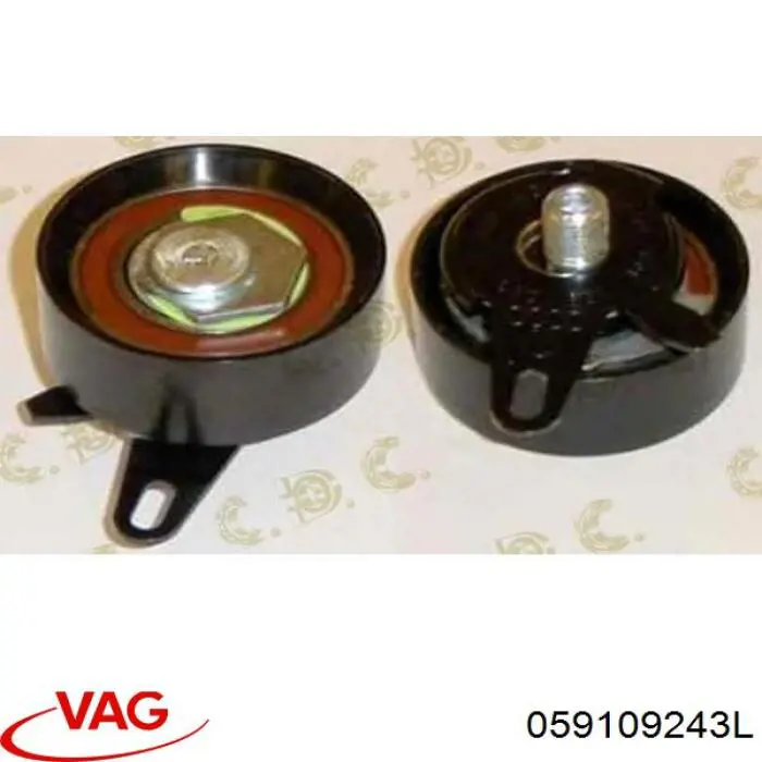 Compre 059109243L VAG Rolo de reguladora de tensão da correia da Bomba de Combustível de Pressão Alta