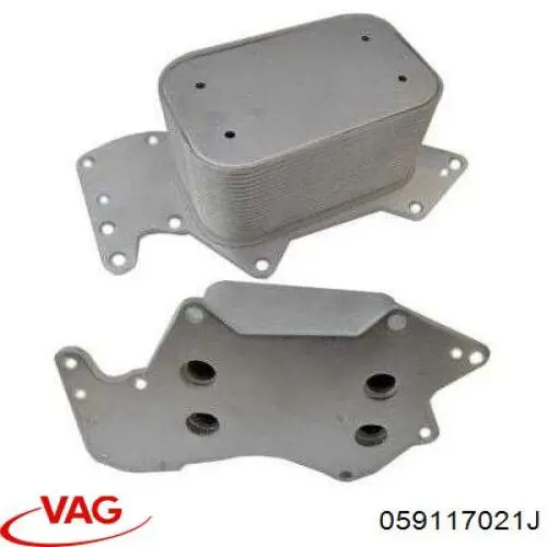 059117021J VAG Radiador de óleo