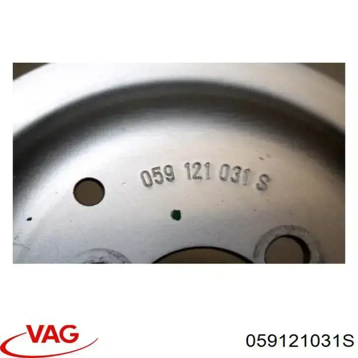 059121031S VAG Polia da bomba de água