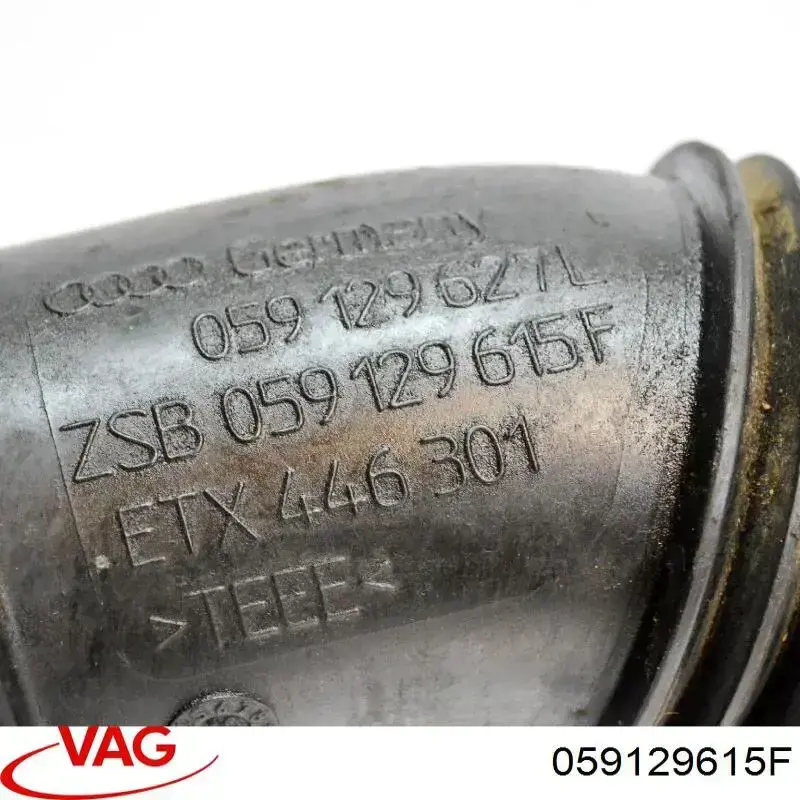 059129615F VAG Cano derivado de ar, saída de filtro de ar