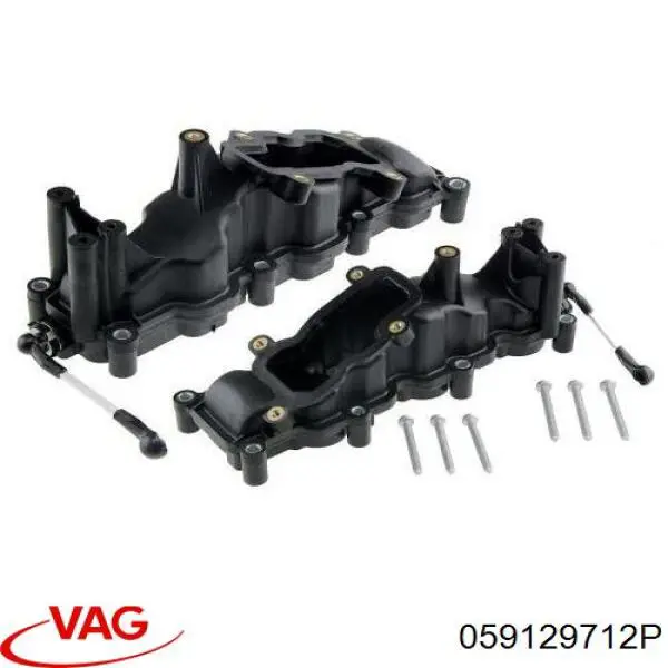 Compre 059129712P VAG Tubo coletor direito de admissão