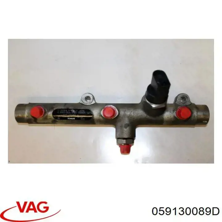 059130089D VAG Distribuidor de combustível (rampa) esquerdo