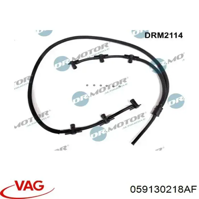DRM2114 Lizarte Tubo de combustível, inverso desde os injetores