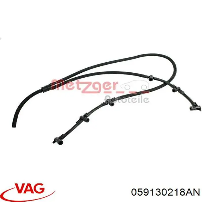 059130218AN VAG Tubo de combustível, inverso desde os injetores