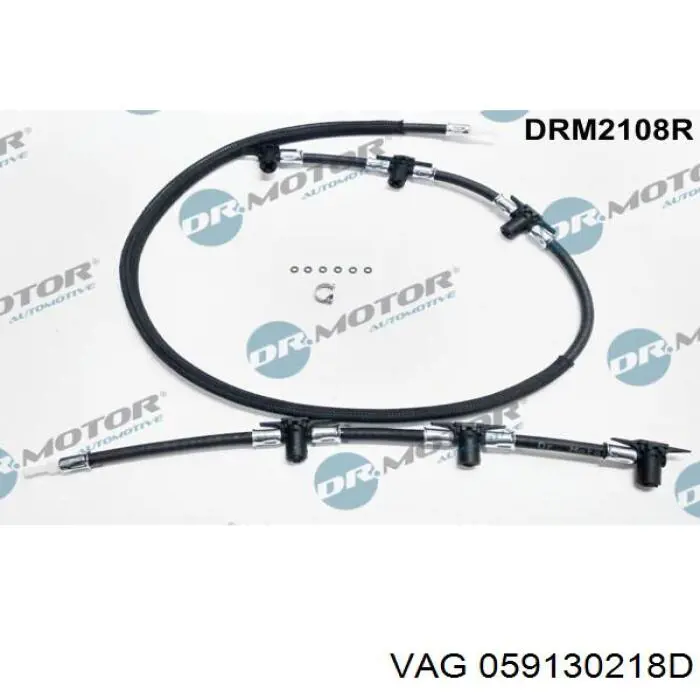 Tubo de combustível, inverso desde os injetores VAG 059130218D preço, a partir de 59,44 USD
