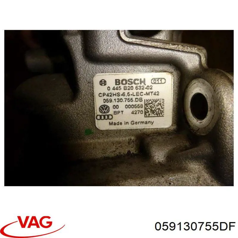 059130755DF VAG Bomba de combustível de pressão alta