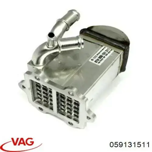 Compre 059131511 VAG Radiador do sistema EGR de recirculação dos gases de escape