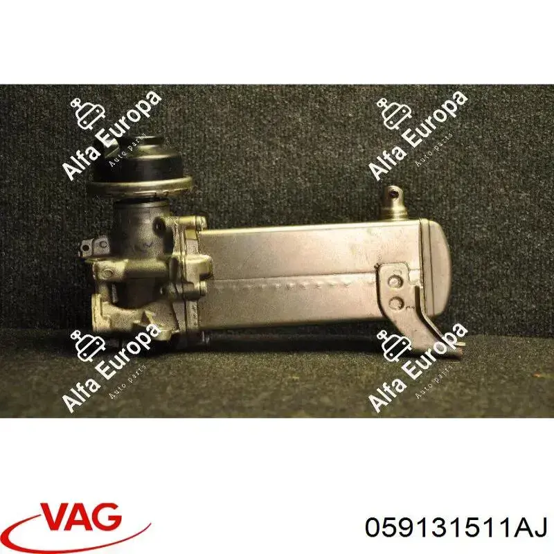 059131511AJ VAG Radiador do sistema EGR de recirculação dos gases de escape