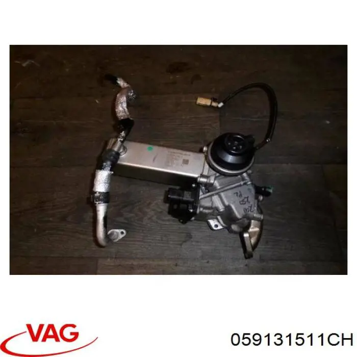 059131511CH VAG Radiador do sistema EGR de recirculação dos gases de escape