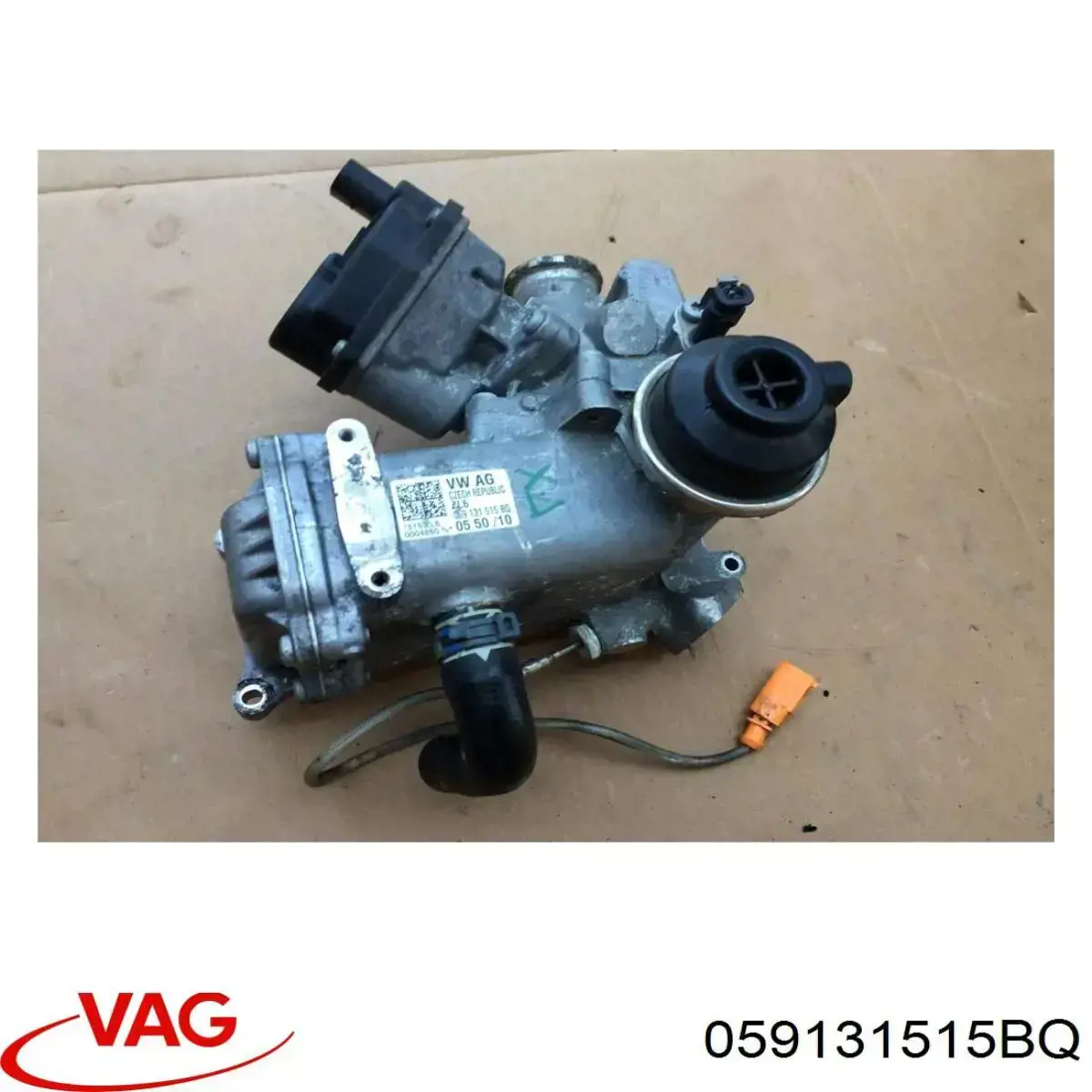059131515BQ VAG Radiador do sistema EGR de recirculação dos gases de escape