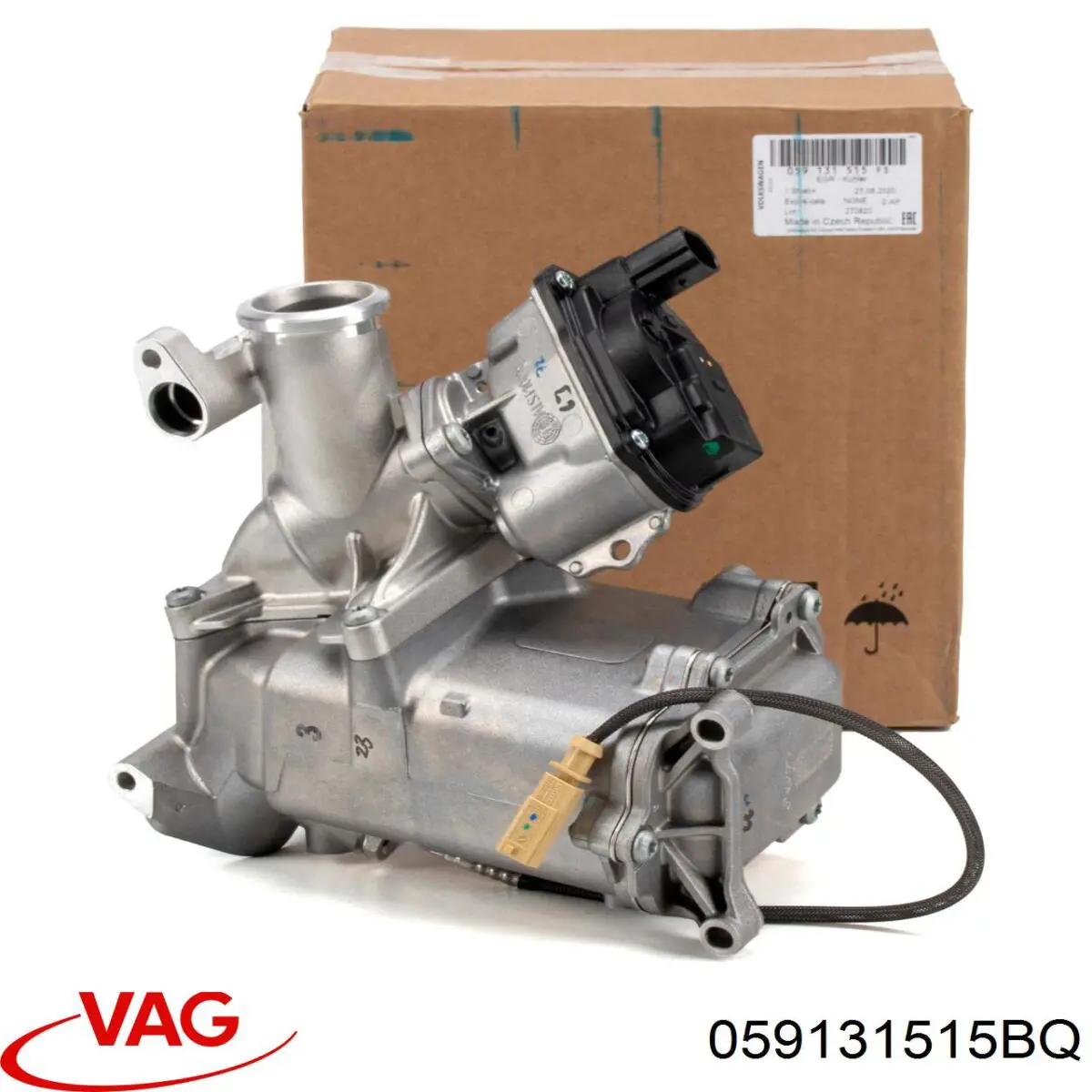 Compre 059131515BQ VAG Radiador do sistema EGR de recirculação dos gases de escape