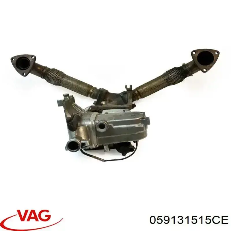 059131515FA VAG Radiador do sistema EGR de recirculação dos gases de escape