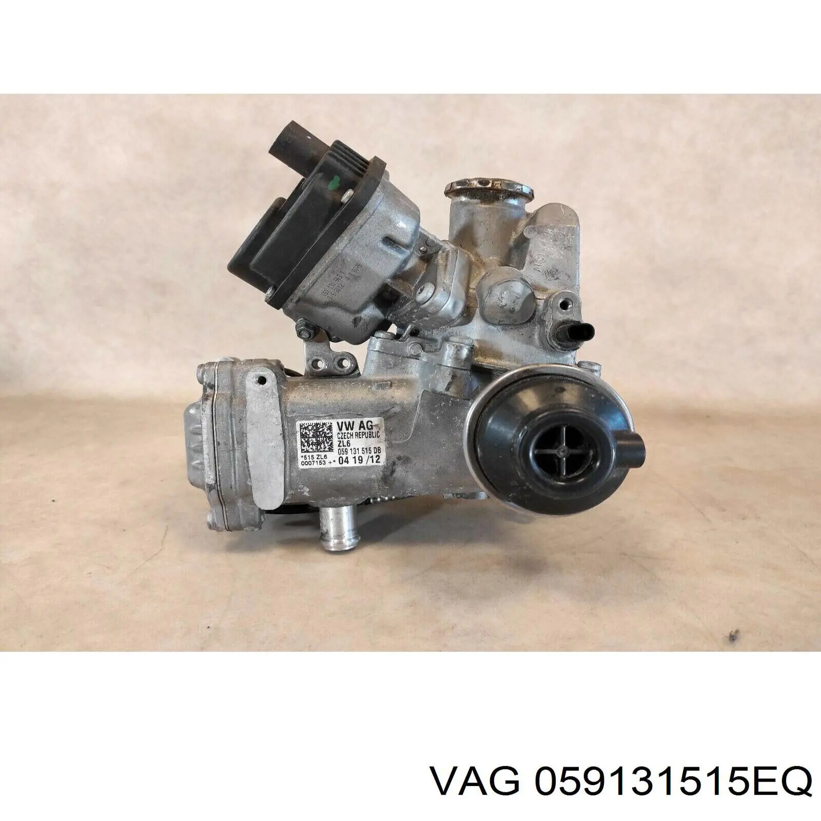 059131515FT VAG Radiador do sistema EGR de recirculação dos gases de escape
