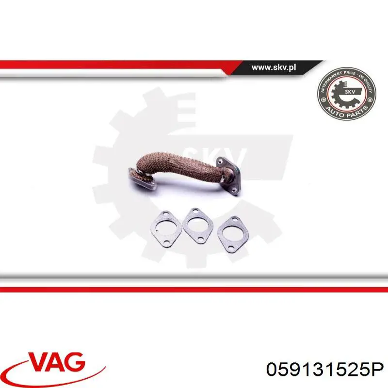 059131525P VAG Cano derivado do sistema de recirculação dos gases de escape EGR