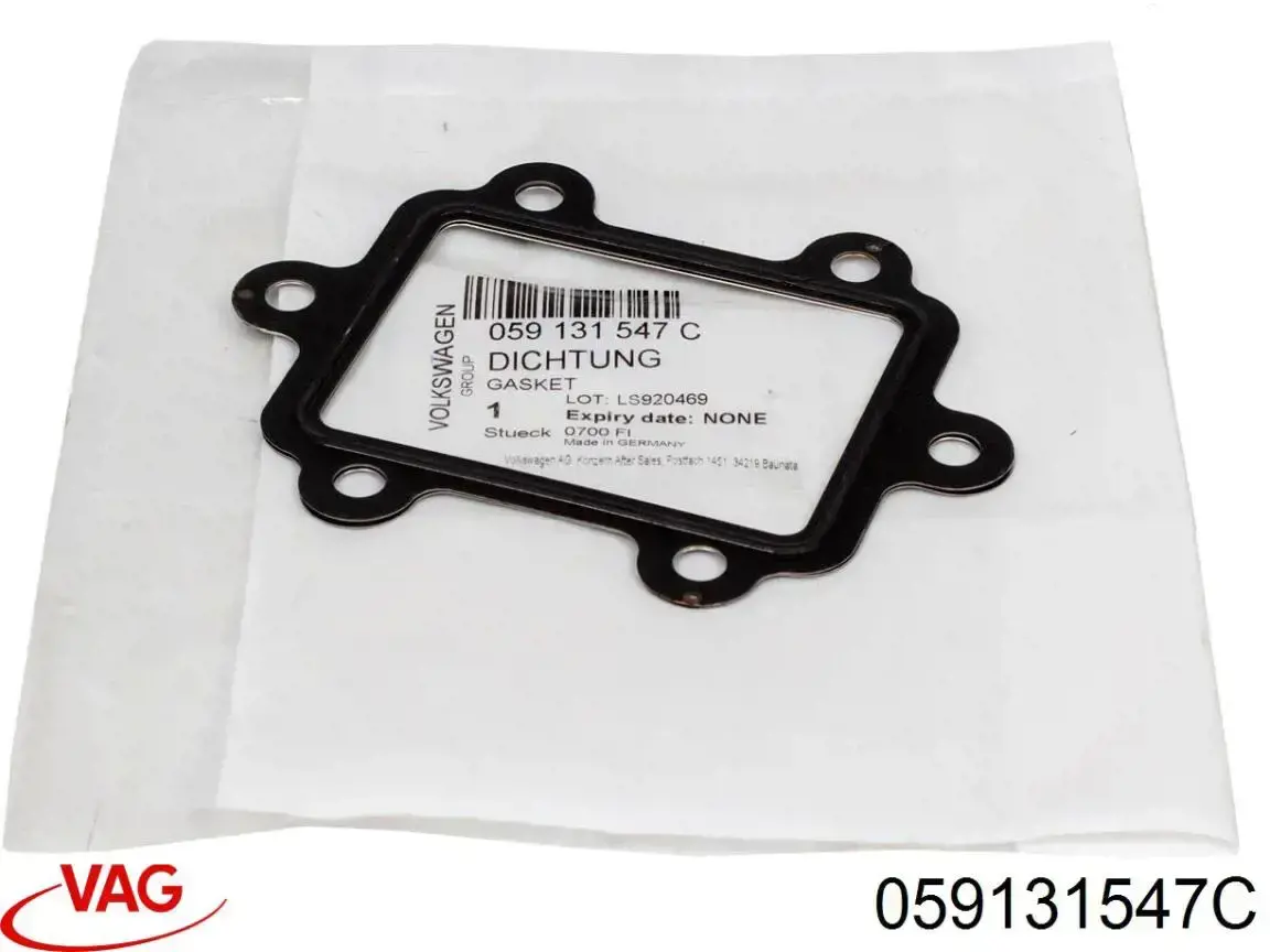 Vedante de refrigerador EGR do sistema de recirculação dos gases VAG 059131547C preço, a partir de 9,57 USD