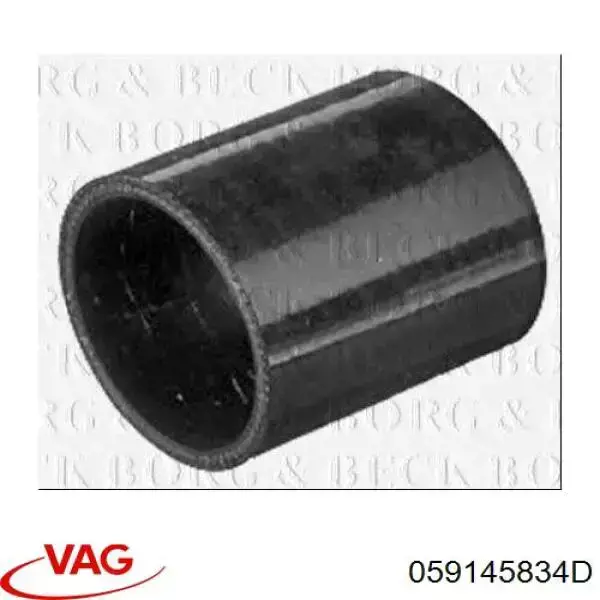 059145834D VAG Mangueira (cano derivado) de intercooler