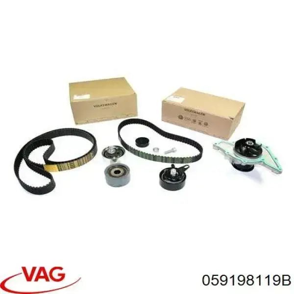 Compre 059198119B VAG Correia do mecanismo de distribuição de gás, kit