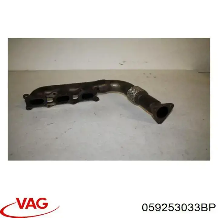 059253033BP VAG Tubo coletor de escape esquerdo