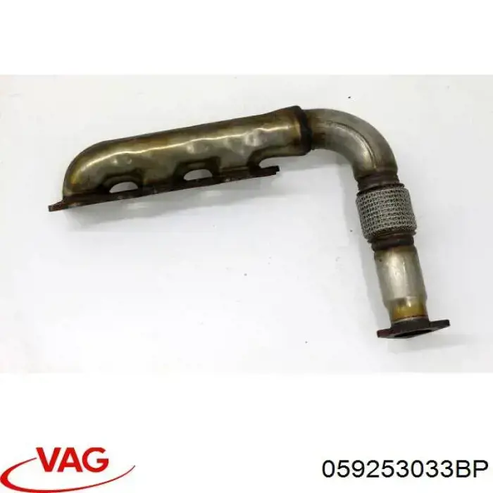 Compre 059253033BP VAG Tubo coletor de escape esquerdo