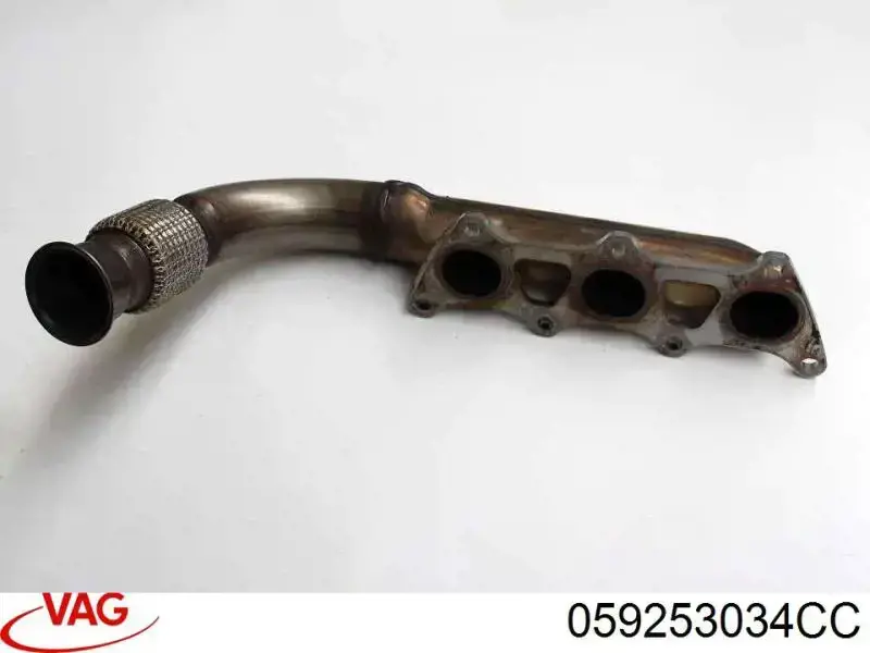 Tubo coletor de escape direito VAG 059253034CC preço, a partir de 88,53 USD