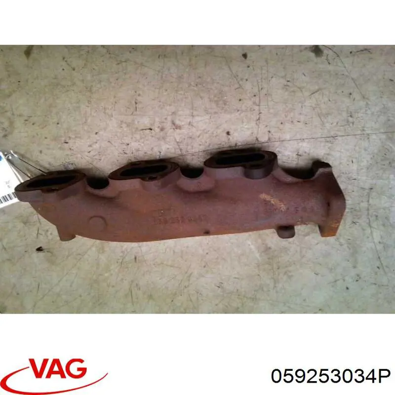 059253034P VAG Tubo coletor de escape direito