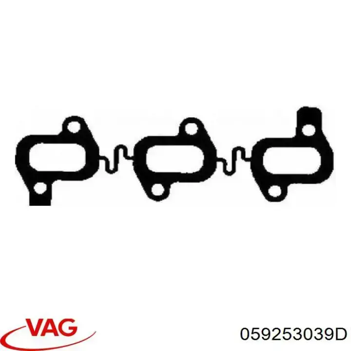 Vedante de tubo coletor de escape VAG 059253039D preço, a partir de 10,69 USD
