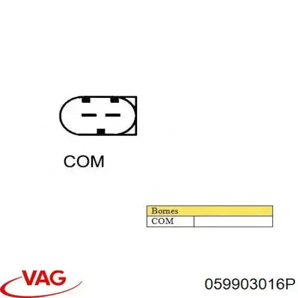 Gerador VAG 059903016P preço, a partir de 331,73 USD