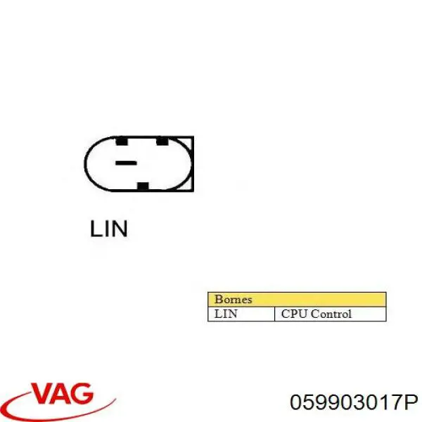 059903017P VAG Gerador
